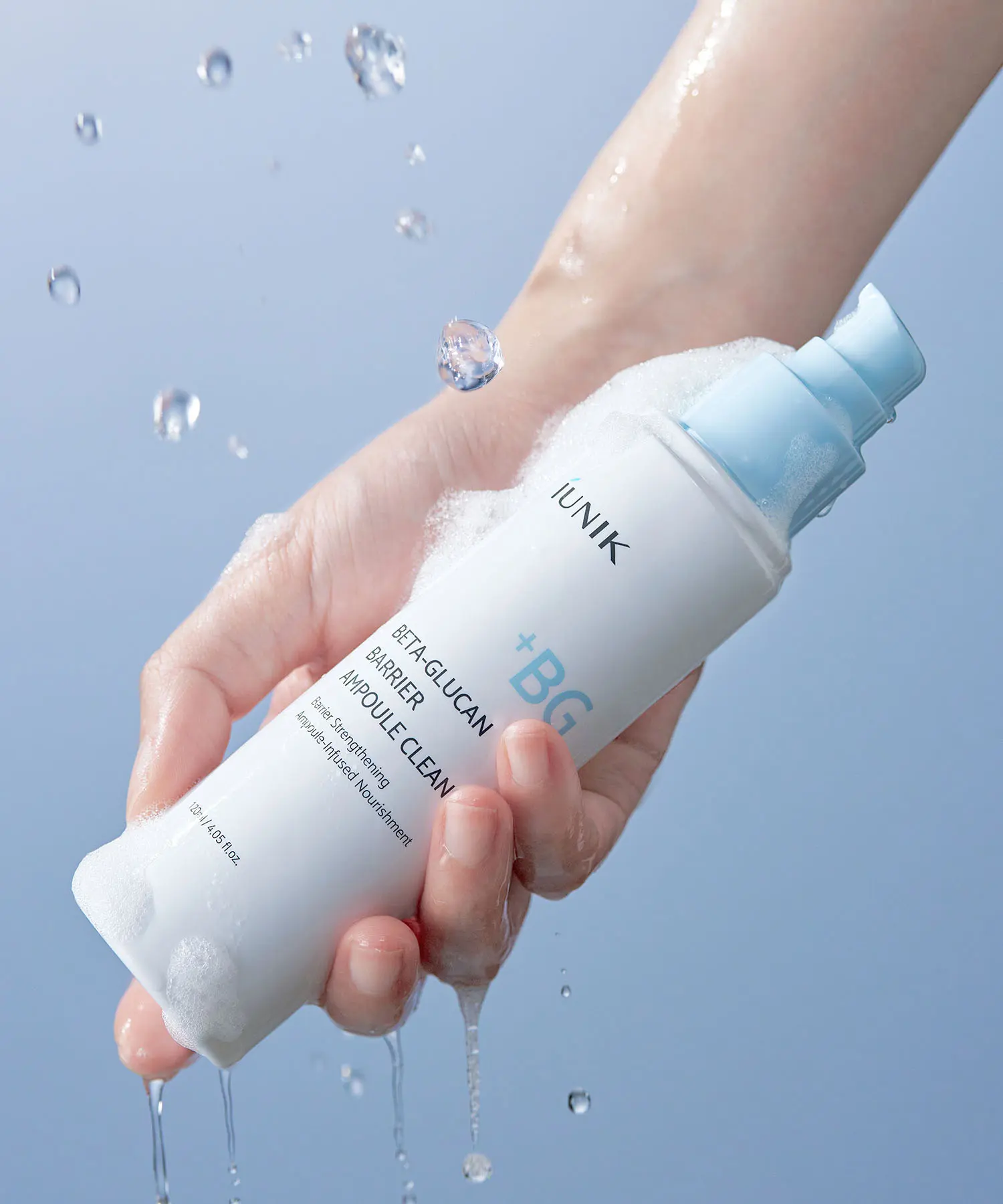 iUNIK Beta-Glucan Barrier Ampoule Cleanser 120ml