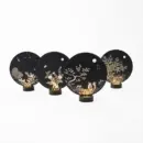 Mother-of-Pearl Lacquerware Moonlight Story Mood Light (Black)