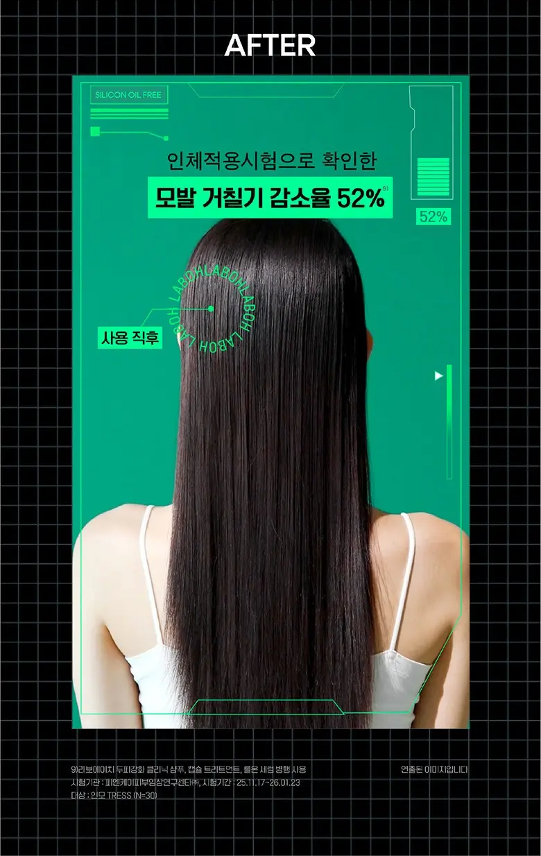 LABO-H Scalp Strengthening Clinic Shampoo Hair Loss Symptom Relief 400ml Detail