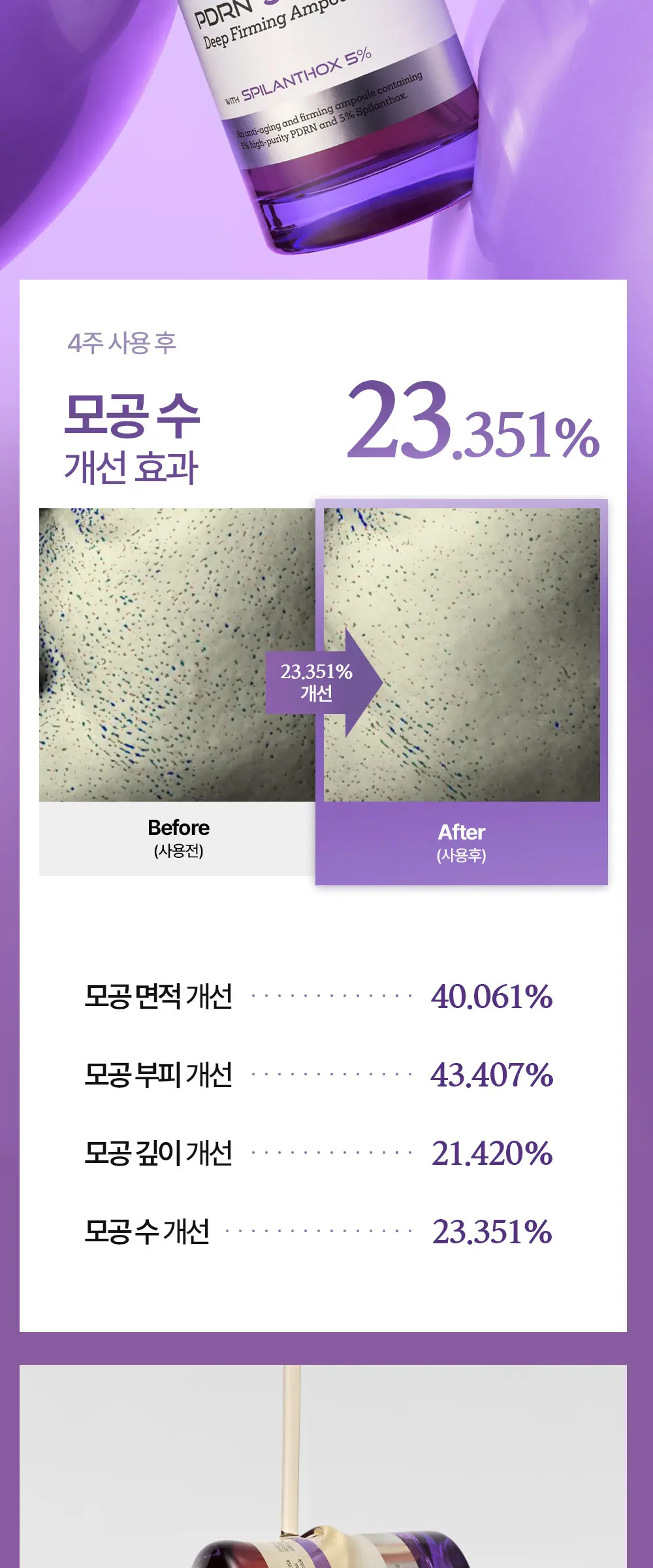 LEADERS PDRN+ 5% Deep Firming Ampoule 50ml 1 Piece Detail