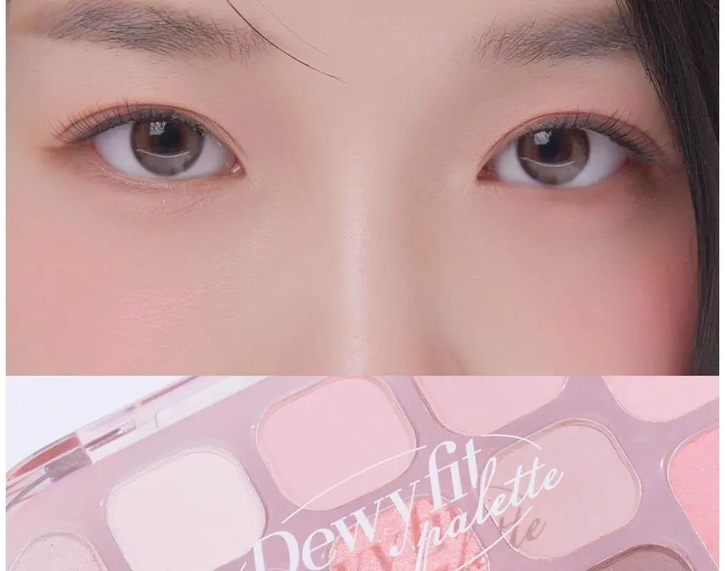 lilybyred Dewy Fit Palette 03 Oatmeal 13-Color Multi-Use Eyeshadow Palette Detail