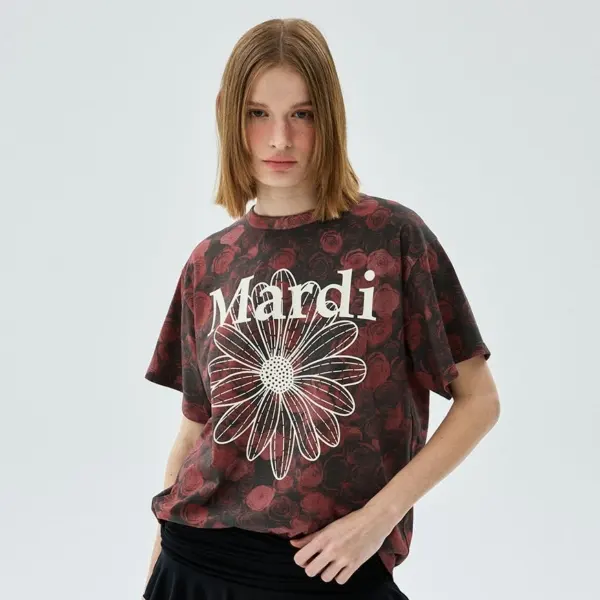 Mardi FLOWERMARDI FLEUR DE ROSE Women's T-Shirt