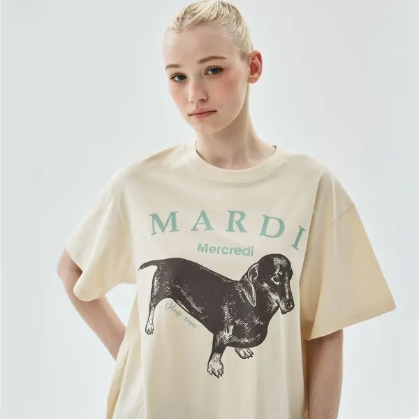MARDI Mercredi Women's DDANJI Cotton T-Shirt - One Size Fits All