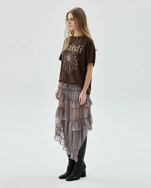 Mardi Women's Flower Cotton T-Shirt