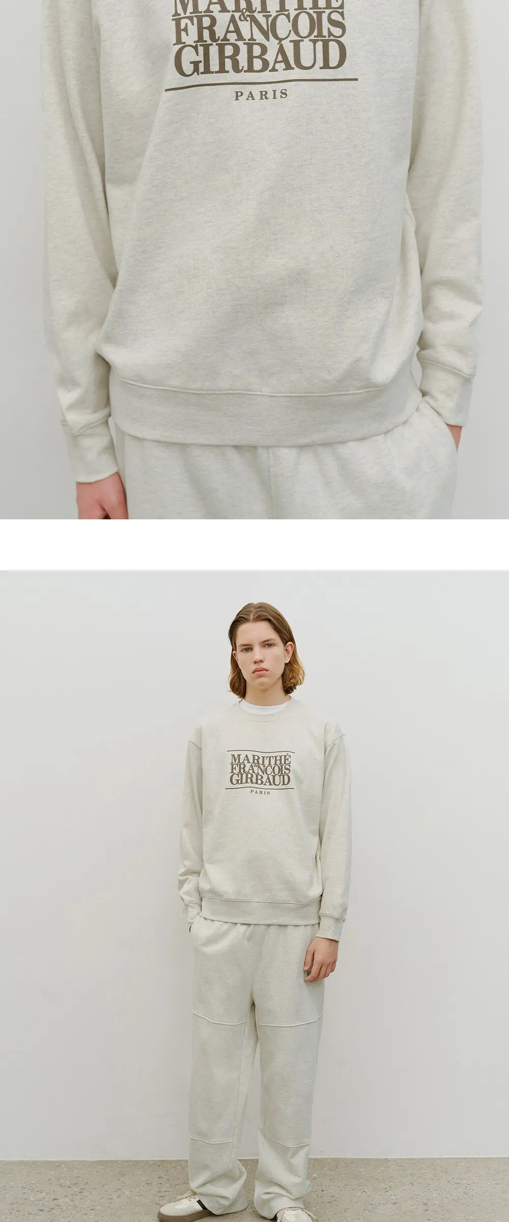 MARITHÉ FRANÇOIS GIRBAUD Classic Logo Sweatshirt Detail