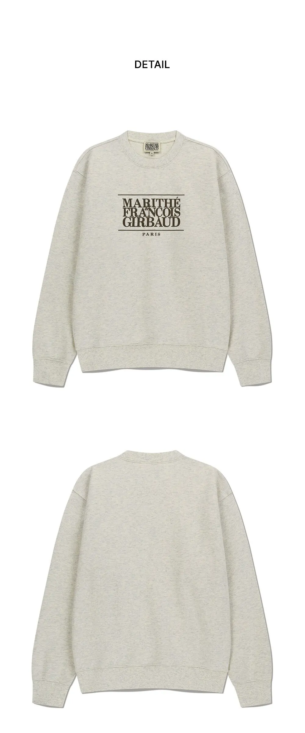 MARITHÉ FRANÇOIS GIRBAUD Classic Logo Sweatshirt Detail