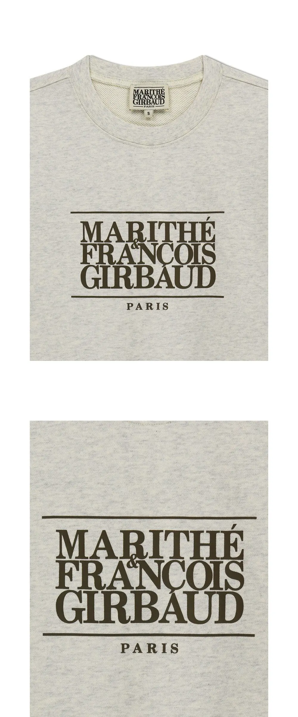 MARITHÉ FRANÇOIS GIRBAUD Classic Logo Sweatshirt Detail