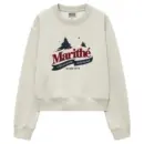 MARITHÉ FRANÇOIS GIRBAUD W Winter Chalet Crop Brushed Sweatshirt