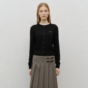 MARITHÉ FRANÇOIS GIRBAUD Women's W Half Knit Round Neck Cardigan Set