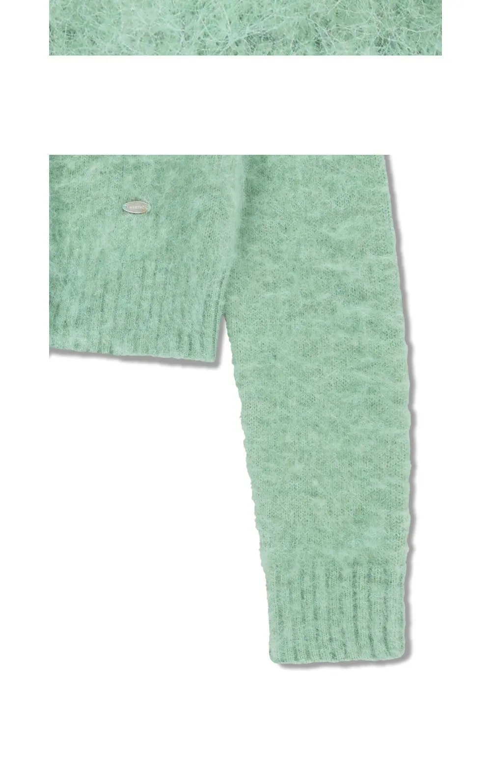 MARITHÉ FRANÇOIS GIRBAUD Women's W HAIRY COLLAR CARDIGAN Detail