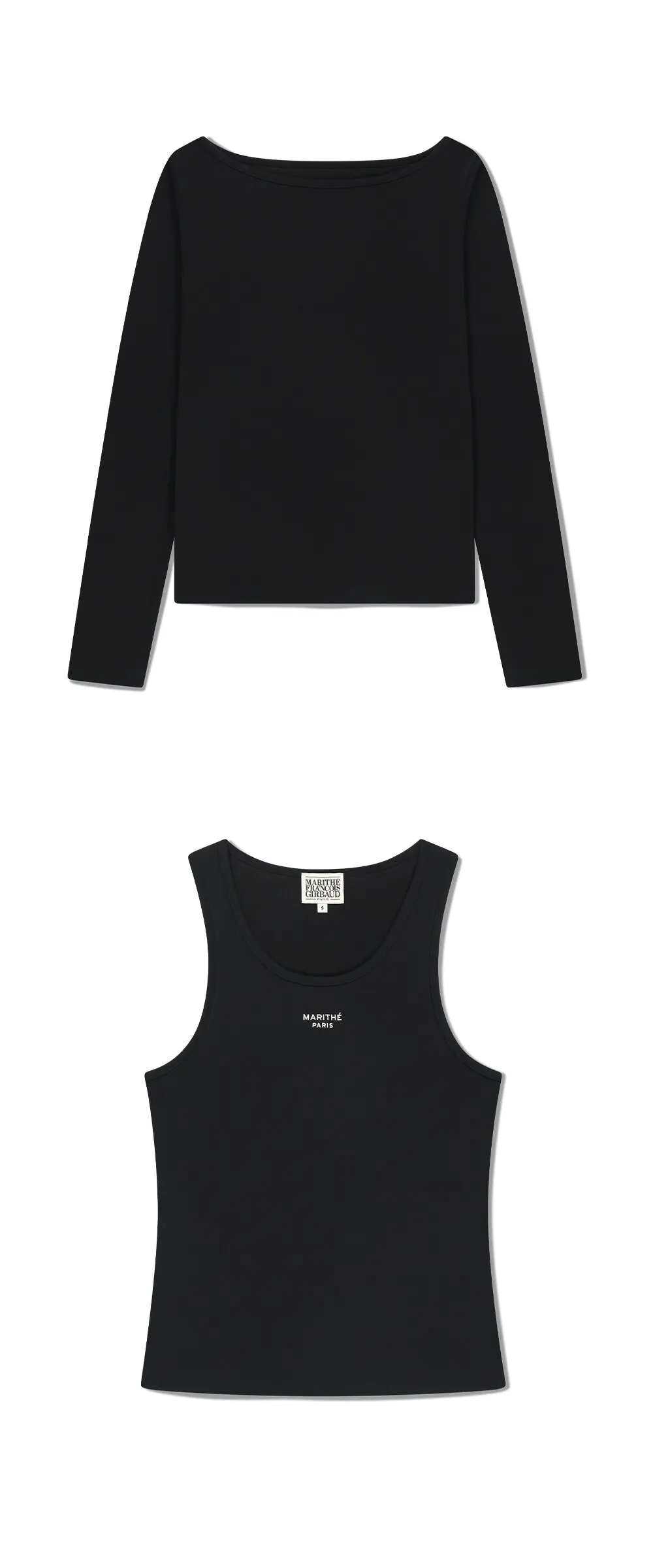 MARITHÉ FRANÇOIS GIRBAUD Women's Layered Jersey Long Sleeve T-Shirt Detail