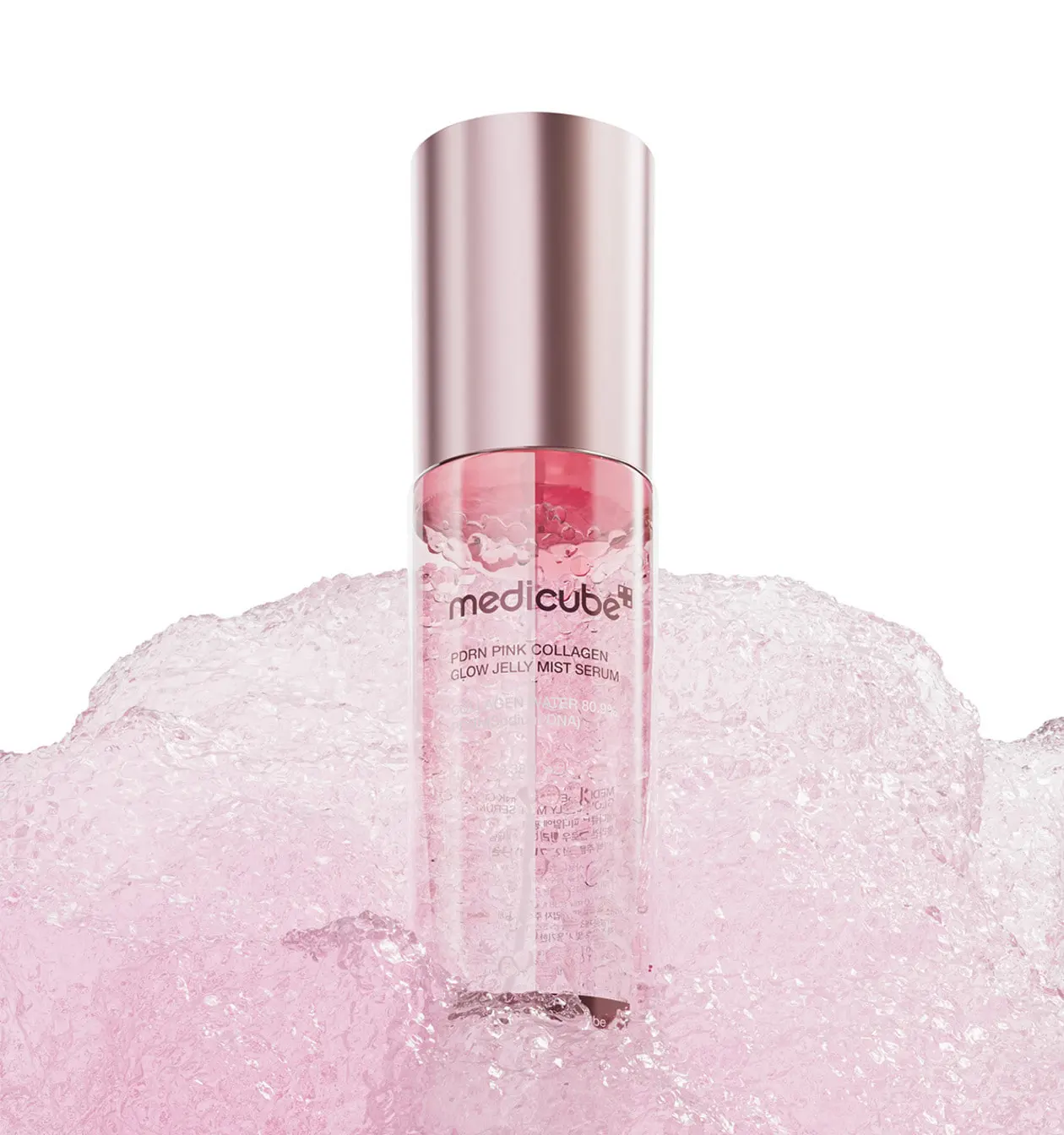 medicube PDRN Pink Collagen Glow Jelly Mist Serum Double Set 100 ml x 2