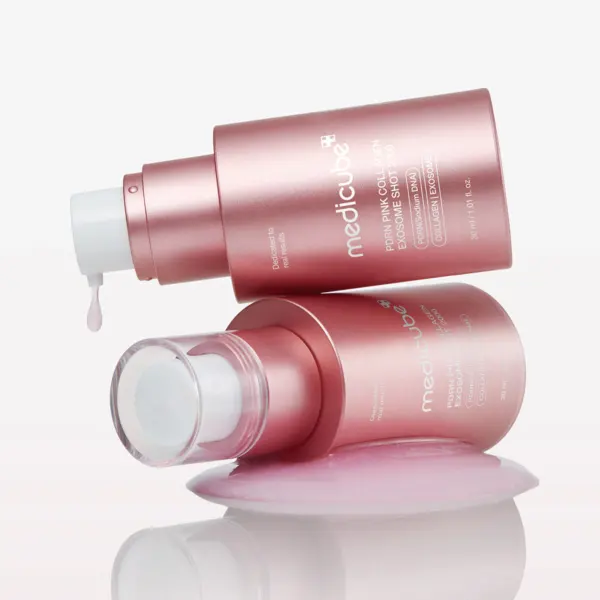 medicube PDRN Pink Collagen Exosome Shot Master Set (Shot 2000 + Shot 7500, Gel Pads 8pads)