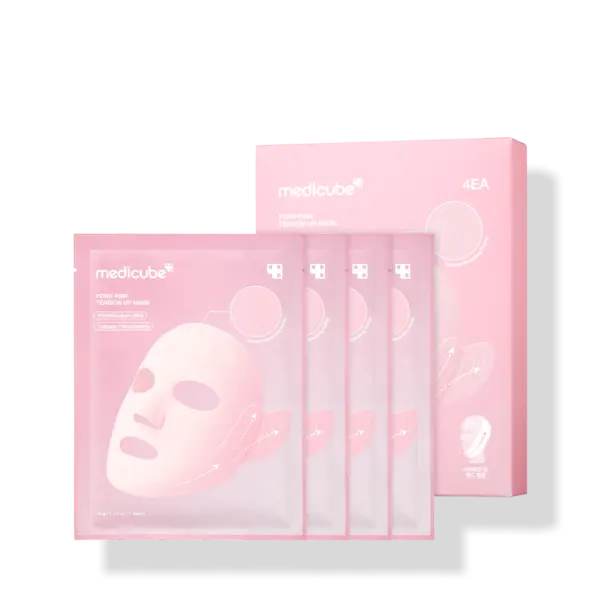medicube PDRN Pink Tension Up Mask 34g x 4 Sheets