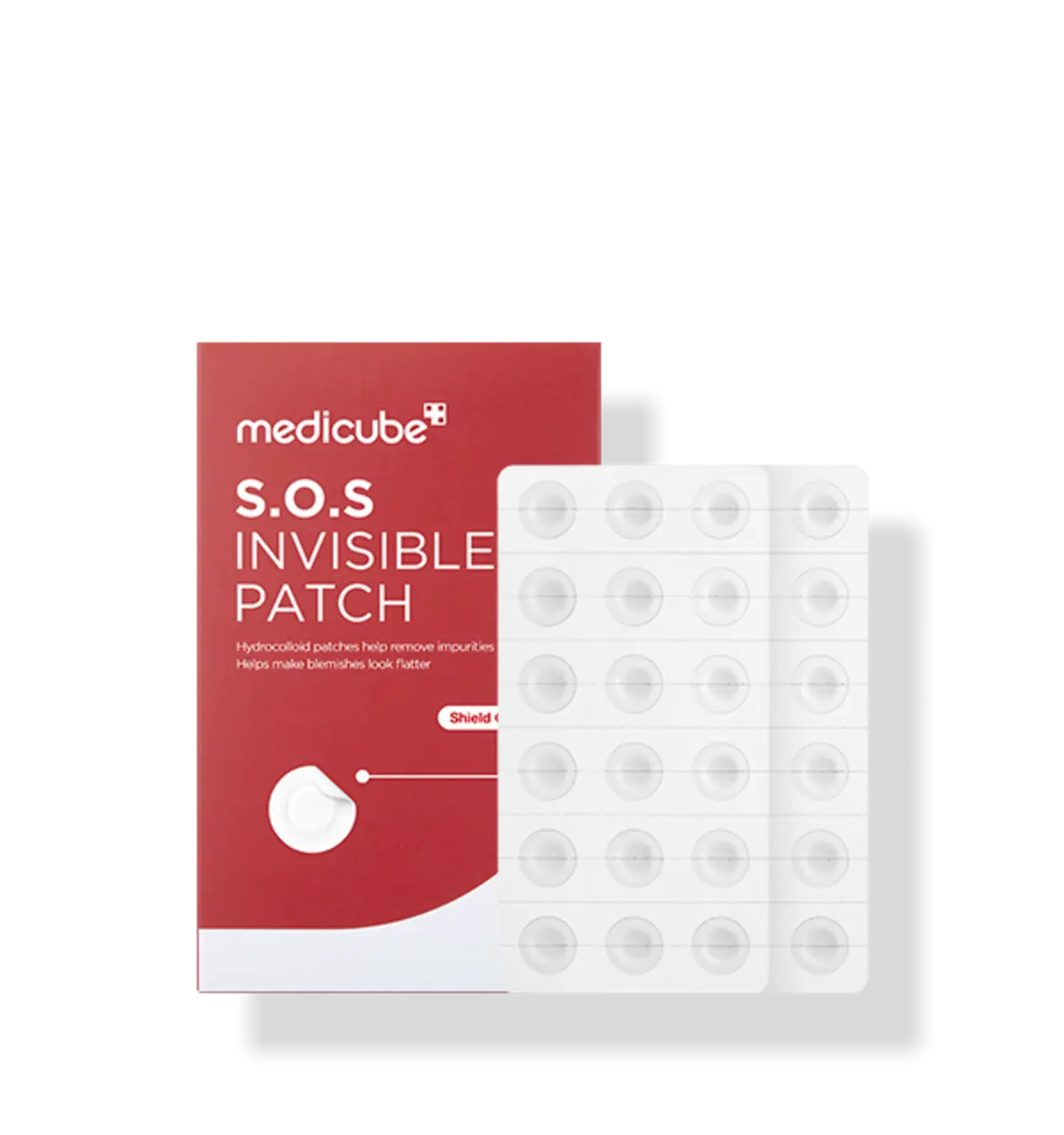 medicube S.O.S Invisible Patch 36 Patches (Hydrocolloid Spot Patch)