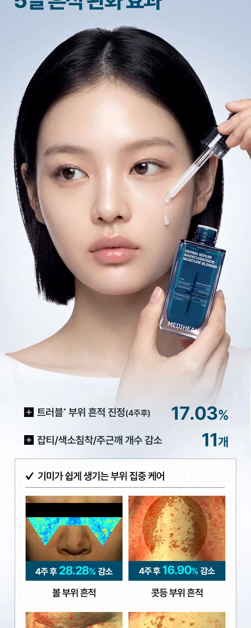 MEDIHEAL Derma Serum Madecassoside Moisture Blemish 50ml Detail