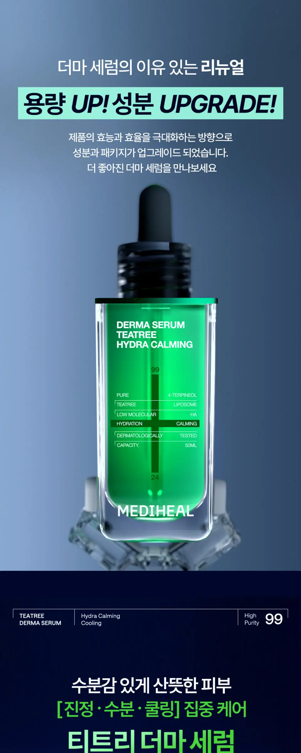 MEDIHEAL Derma Serum Teatree Hydra Calming 50ml Detail