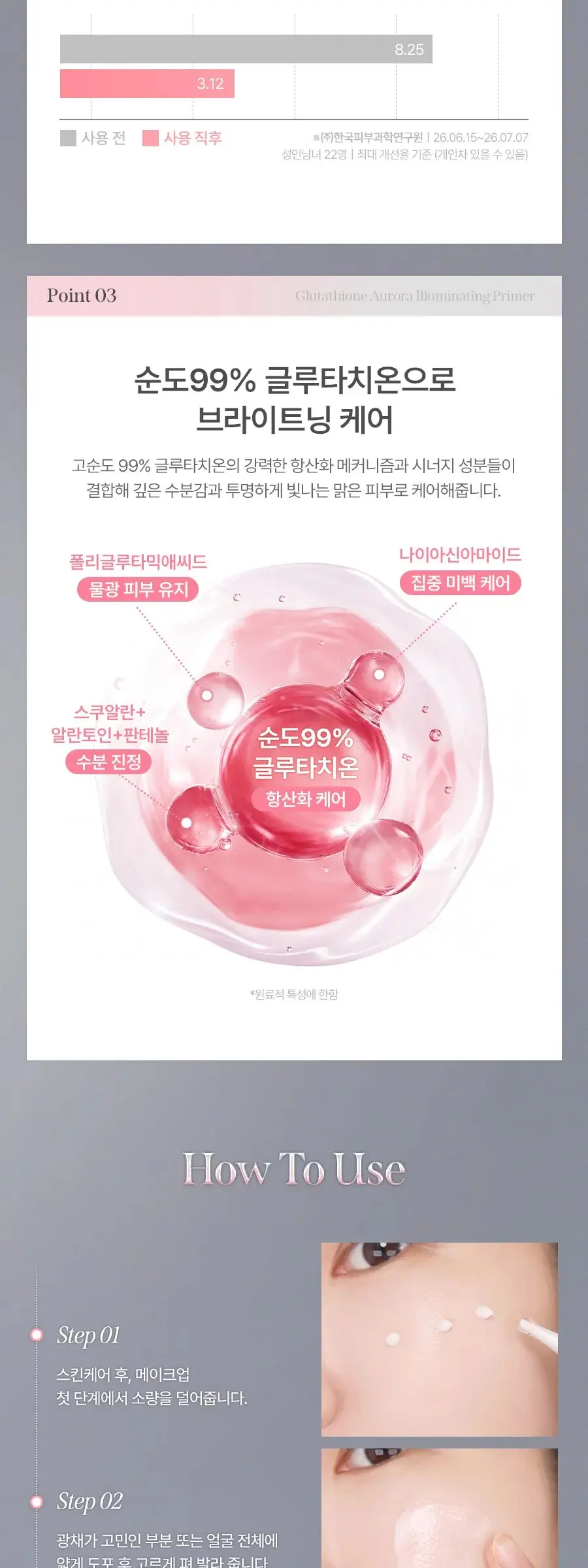 milktouch Glutathione Aurora Illuminating Primer 30ml Detail