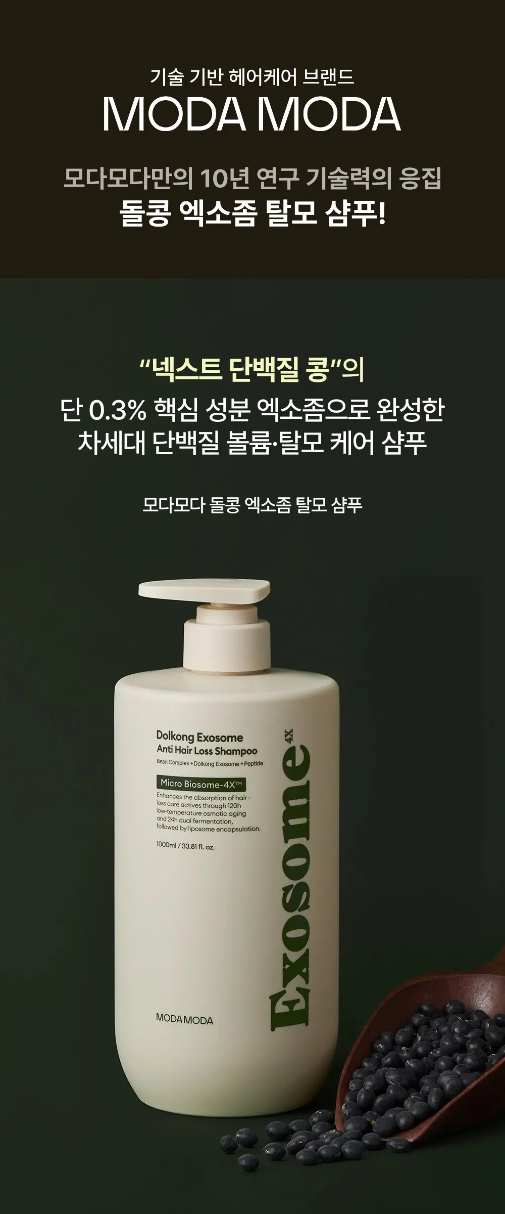 MODAMODA Dolkong Exosome Anti Hair Loss Shampoo 1000ml (1L) Detail