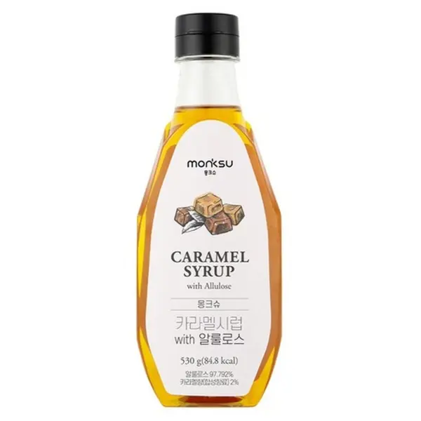 monksu CARAMEL SYRUP with Allulose 530g
