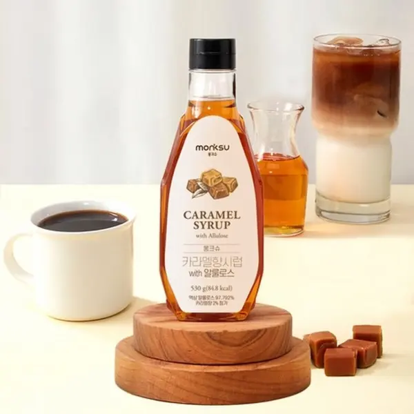 monksu CARAMEL SYRUP with Allulose 530g
