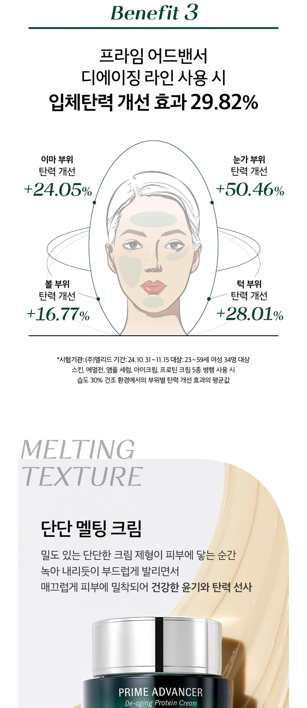 OHUI PRIME ADVANCER De-aging Protein Cream 50ml Detail