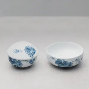 Han Ki Seok Blue-and-White Porcelain Rice Bowl Set 2P