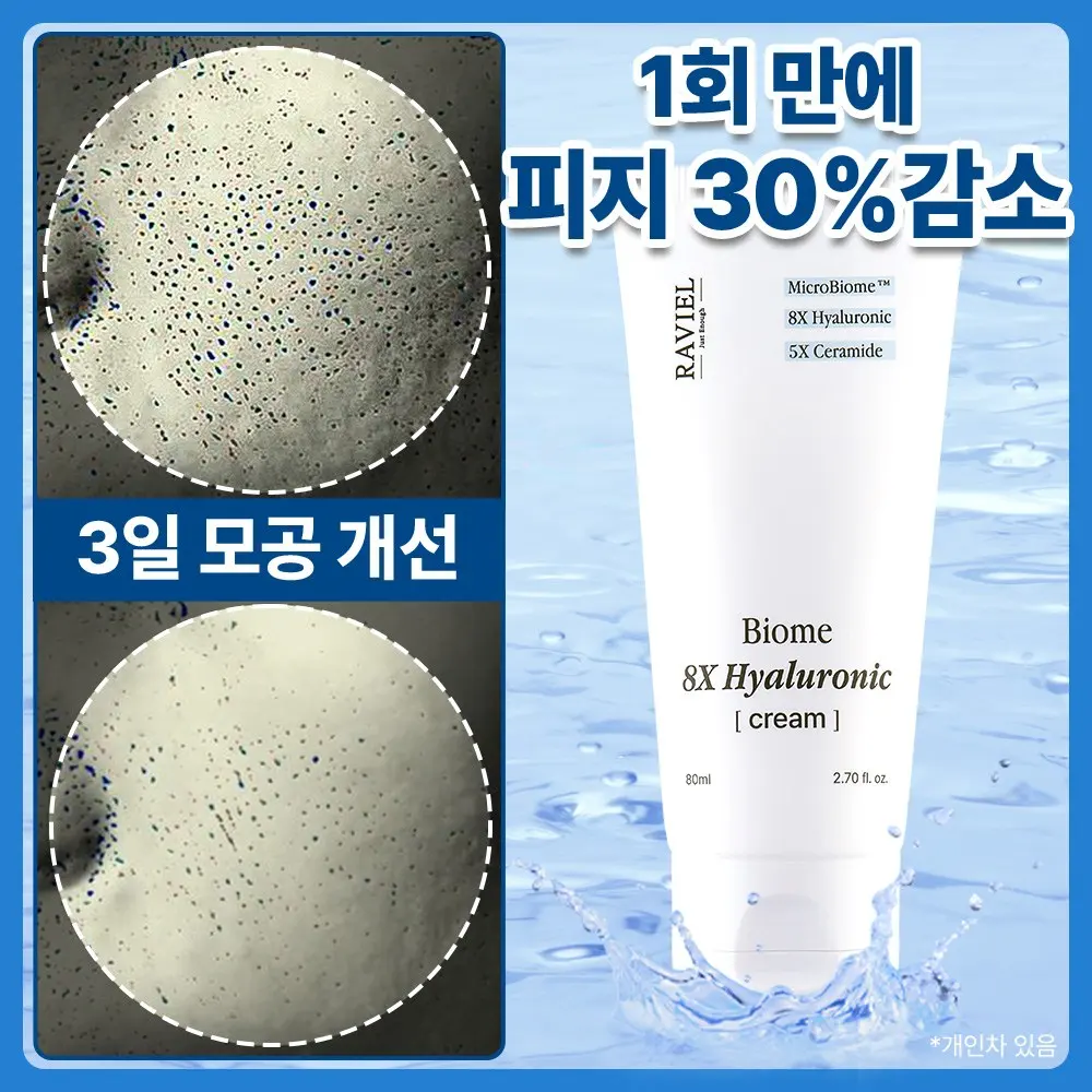 RAVIEL Biome 8X Hyaluronic Cream 80ml