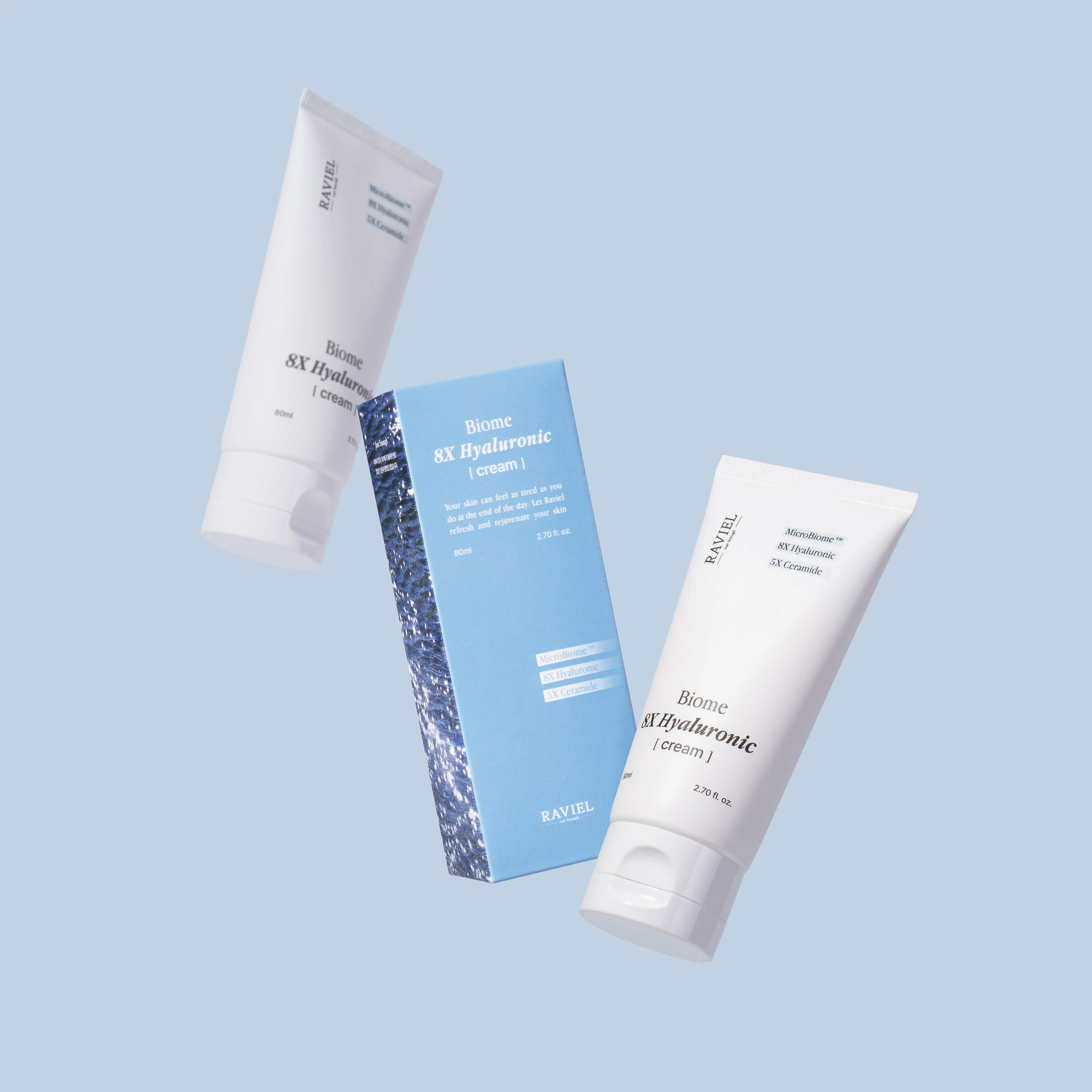 RAVIEL Biome 8X Hyaluronic Cream 80ml