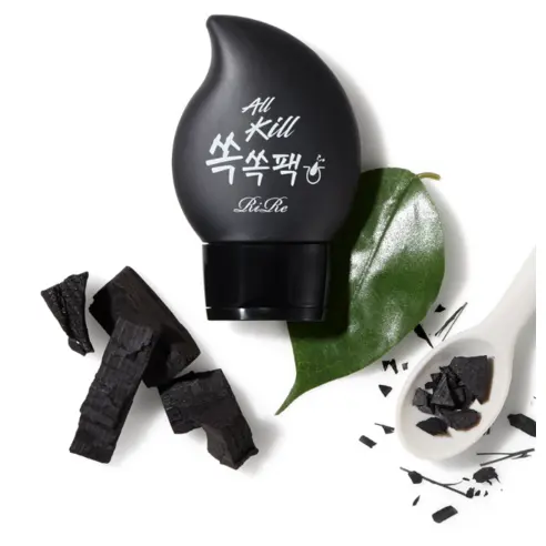 RiRe All Kill Ssok Ssok PackRiRe All Kill Ssok Ssok Pack Blackhead Peel-Off Charcoal Pack 40ml×2 Packs