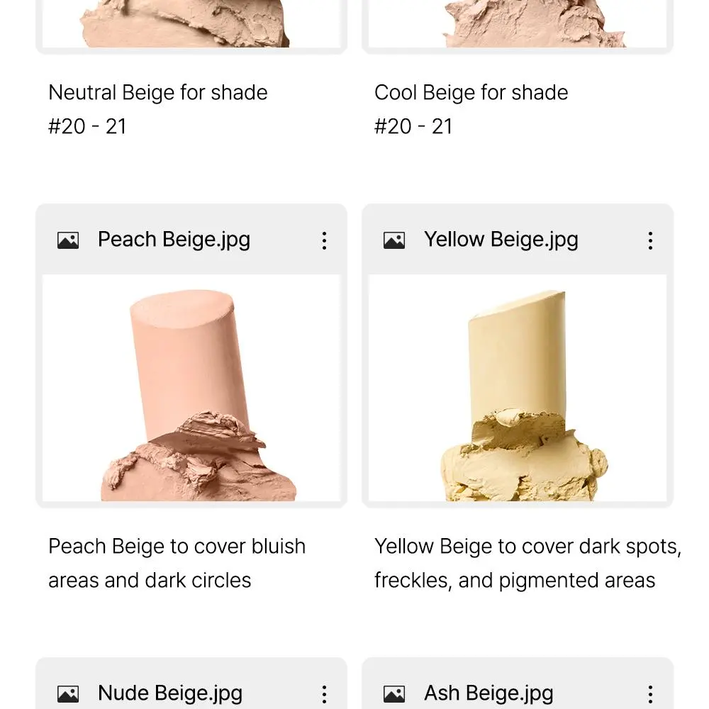 THE SAEM Cover Perfection Stick Concealer (6 Colors) Detail