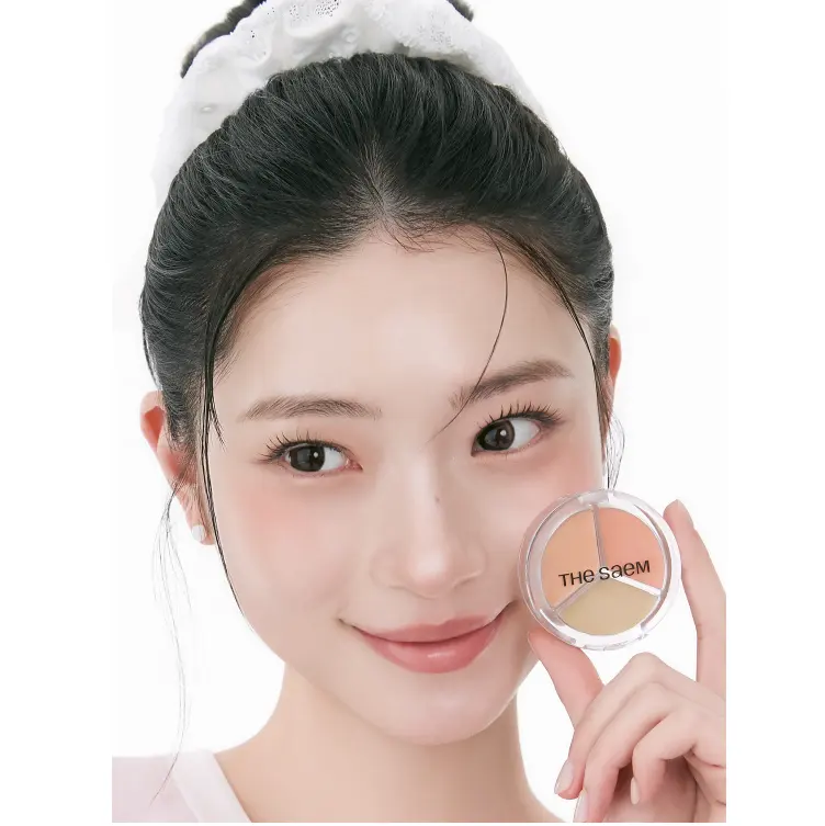 THE SAEM Cover Perfection Triple Pot Concealer Glow 6g