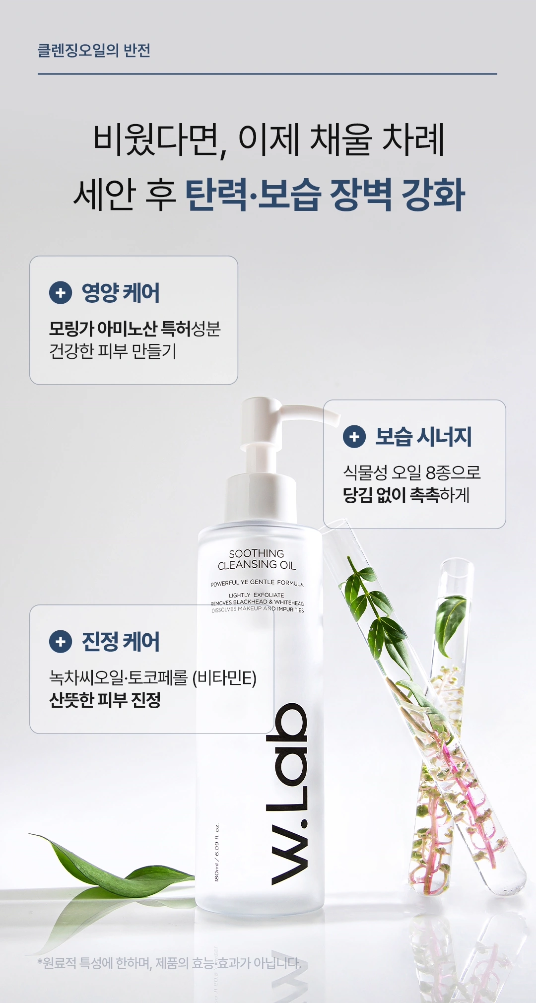 W.Lab Soothing Cleansing Oil 180ml Detail