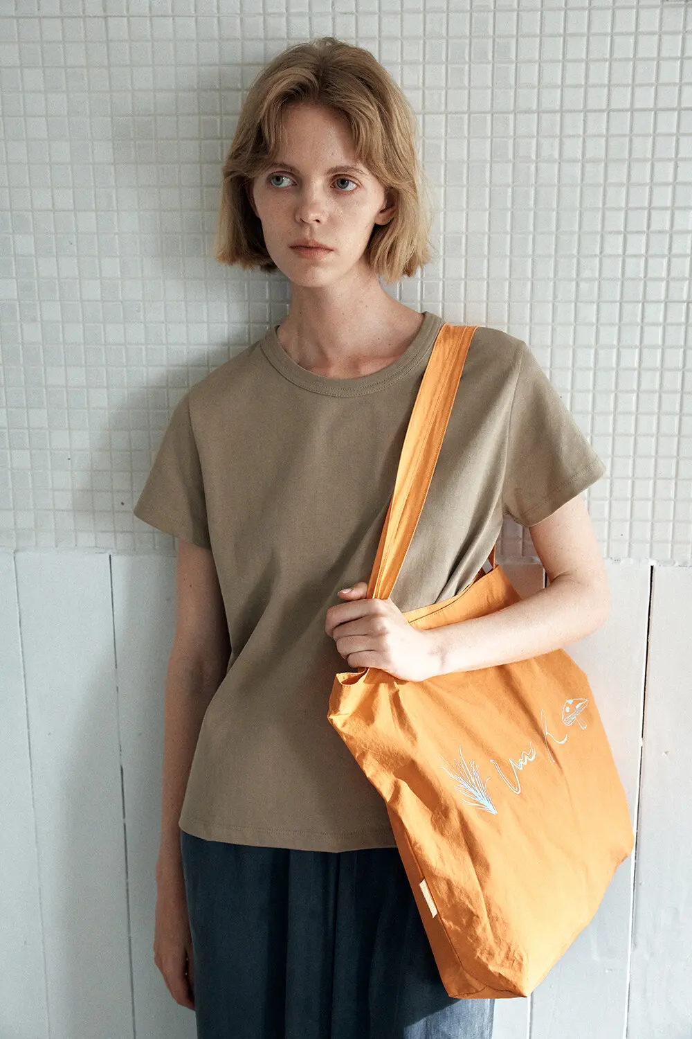 YURT TOA Eco Bag Cotton Tote Shoulder Bag (3 Colors) Detail