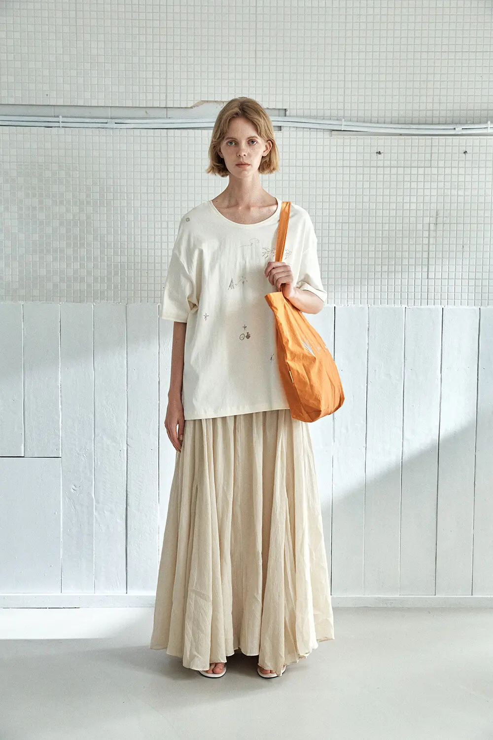 YURT TOA Eco Bag Cotton Tote Shoulder Bag (3 Colors) Detail
