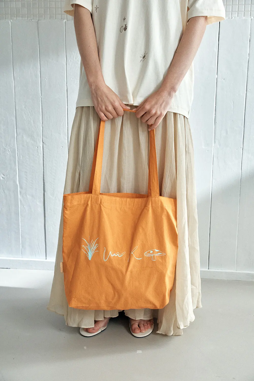 YURT TOA Eco Bag Cotton Tote Shoulder Bag (3 Colors) Detail