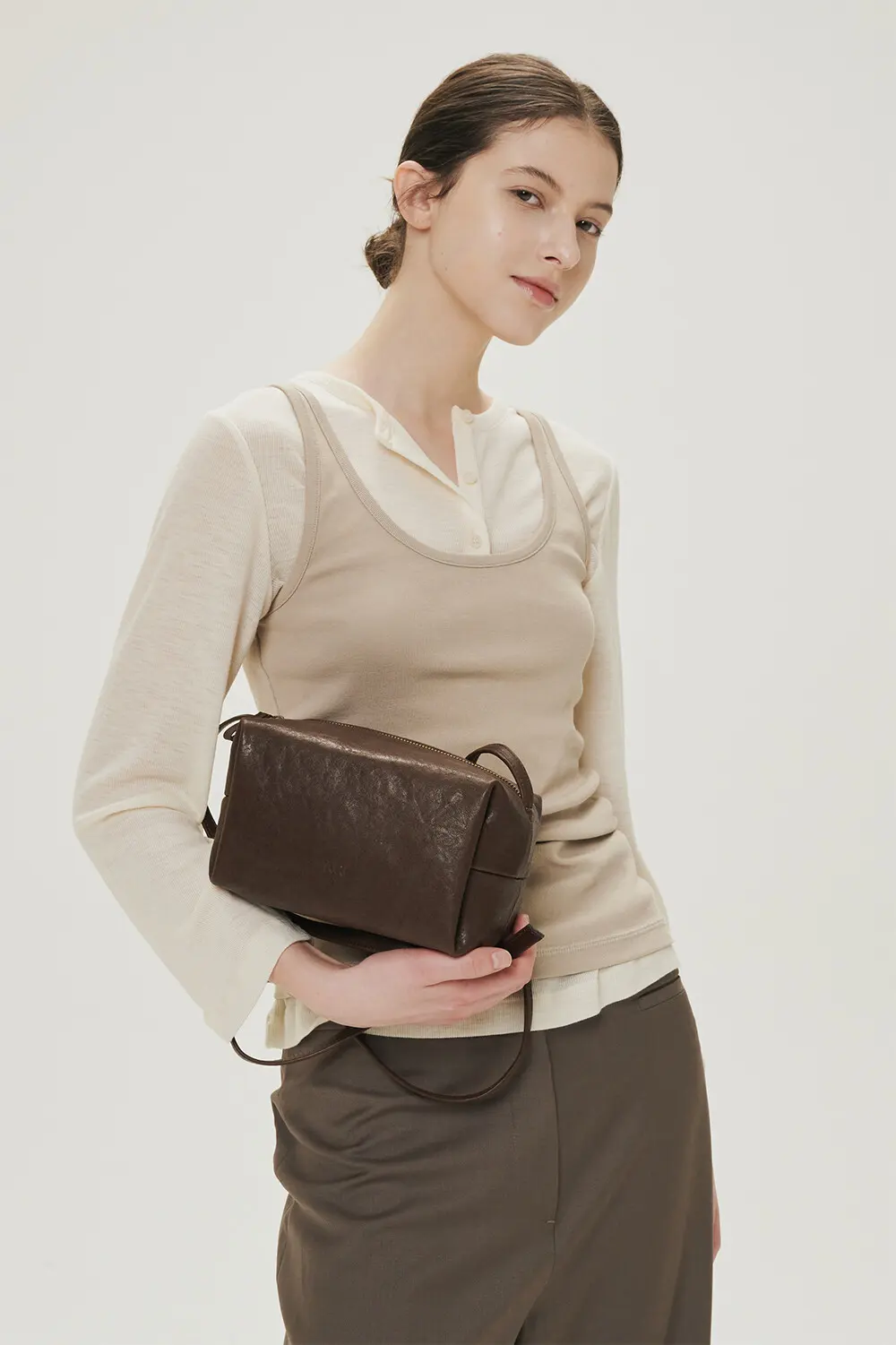 YURT Tofu Leather Shoulder Crossbody Bag
