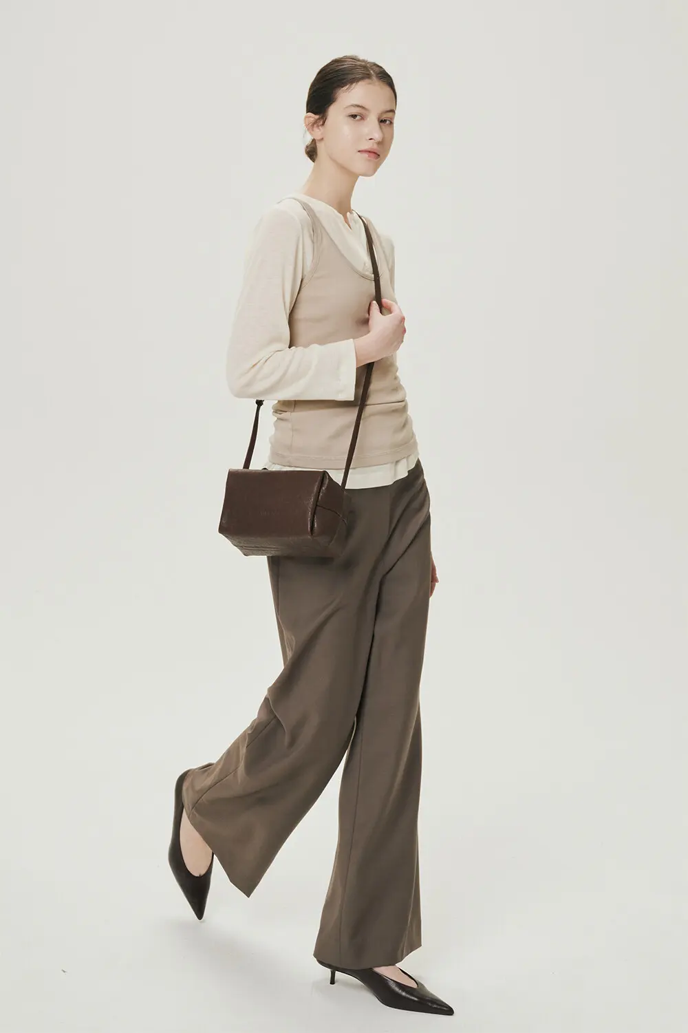 YURT Tofu Leather Shoulder Crossbody Bag