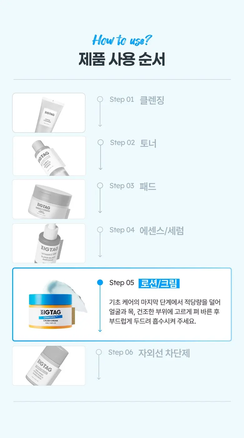 ZIGTAG Cerachiol Crush Cream 50ml - Ceramide Bakuchiol Firming Pore Barrier Moisturizer Detail