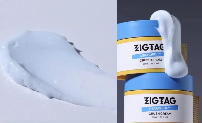 ZIGTAG Cerachiol Crush Cream 50ml - Ceramide Bakuchiol Firming Pore Barrier Moisturizer Detail