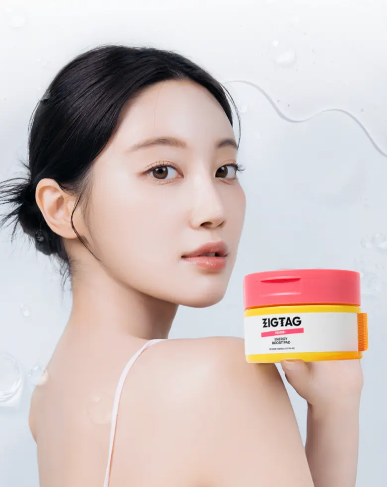 ZIGTAG PDRN+ Energy Boost Pad 70 Pads 140ml Hydrating Soothing Toner Pad Detail