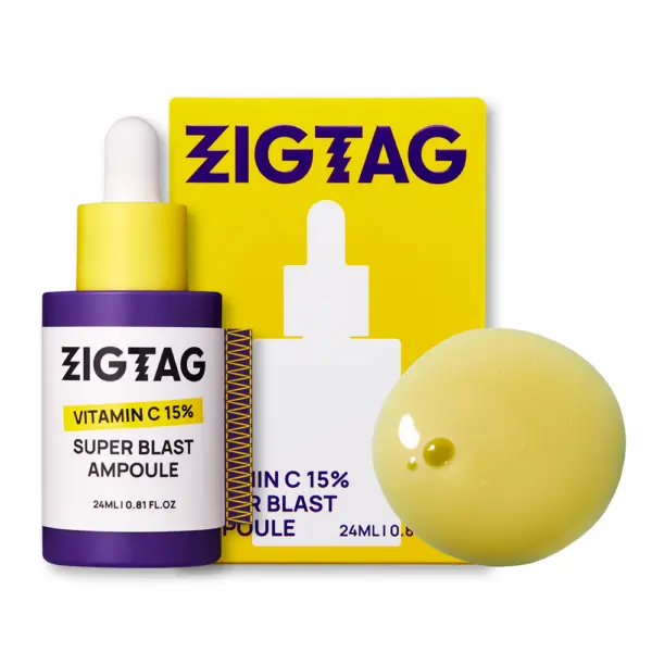 ZIGTAG Vitamin C 15% Super Blast Ampoule 24ml - Pure Ascorbic Acid Serum for Dark Spots & Brightening