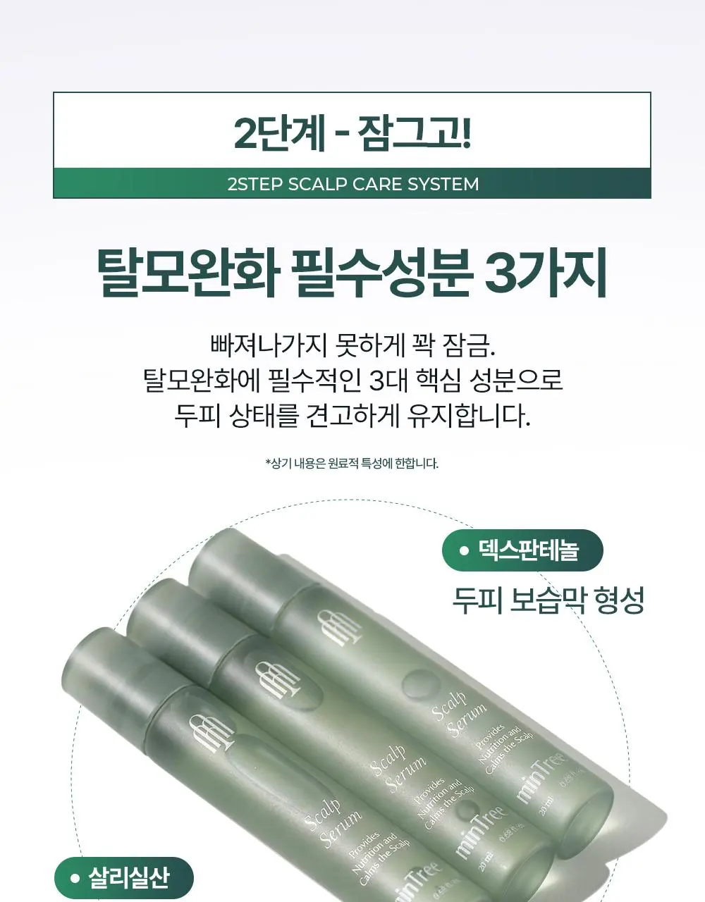 [올영1위 두피앰플] 민트리 스칼프 세럼 20ml | 올리브영 Detail