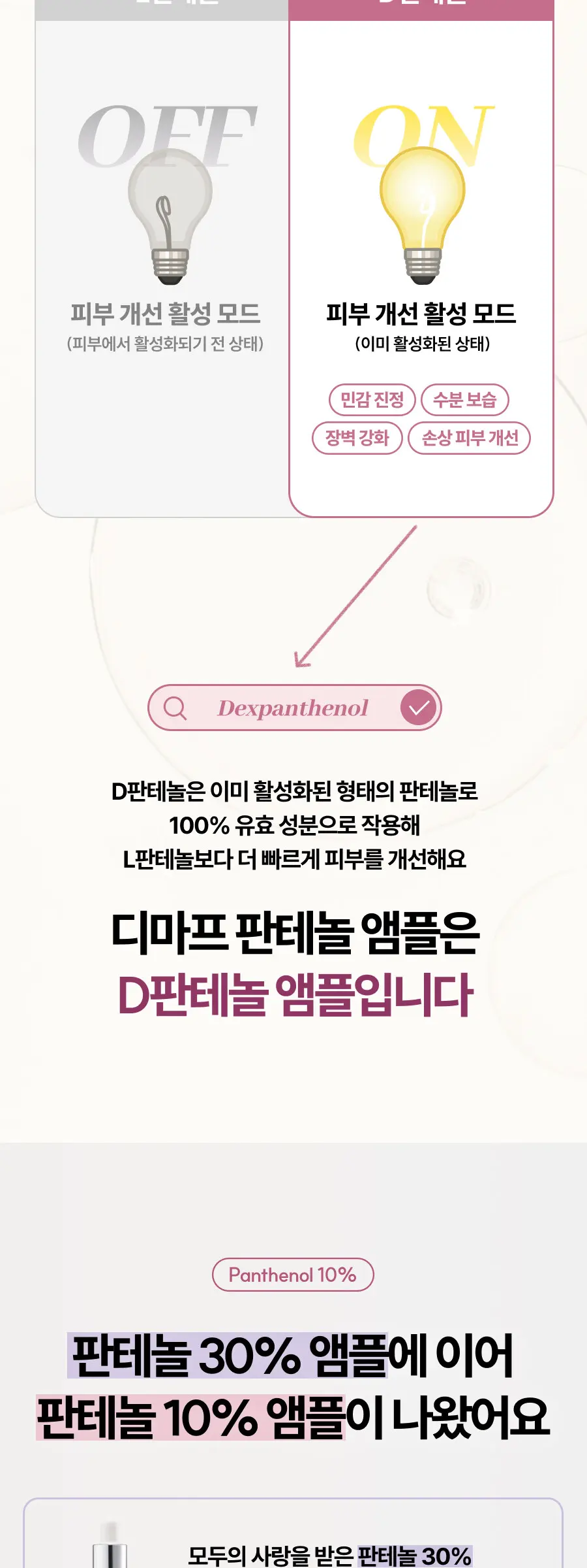 판테놀 10% 앰플 60ml Detail