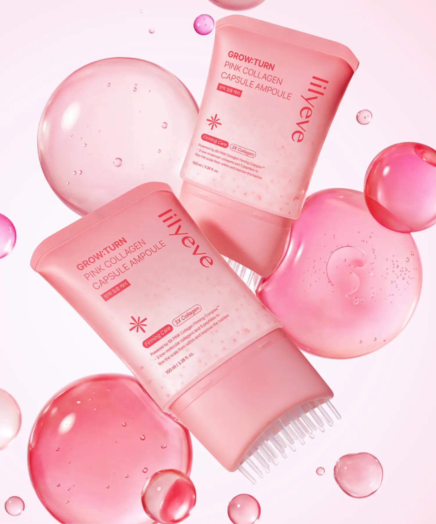Lilyeve GROW:TURN Pink Collagen Capsule Ampoule 100ml