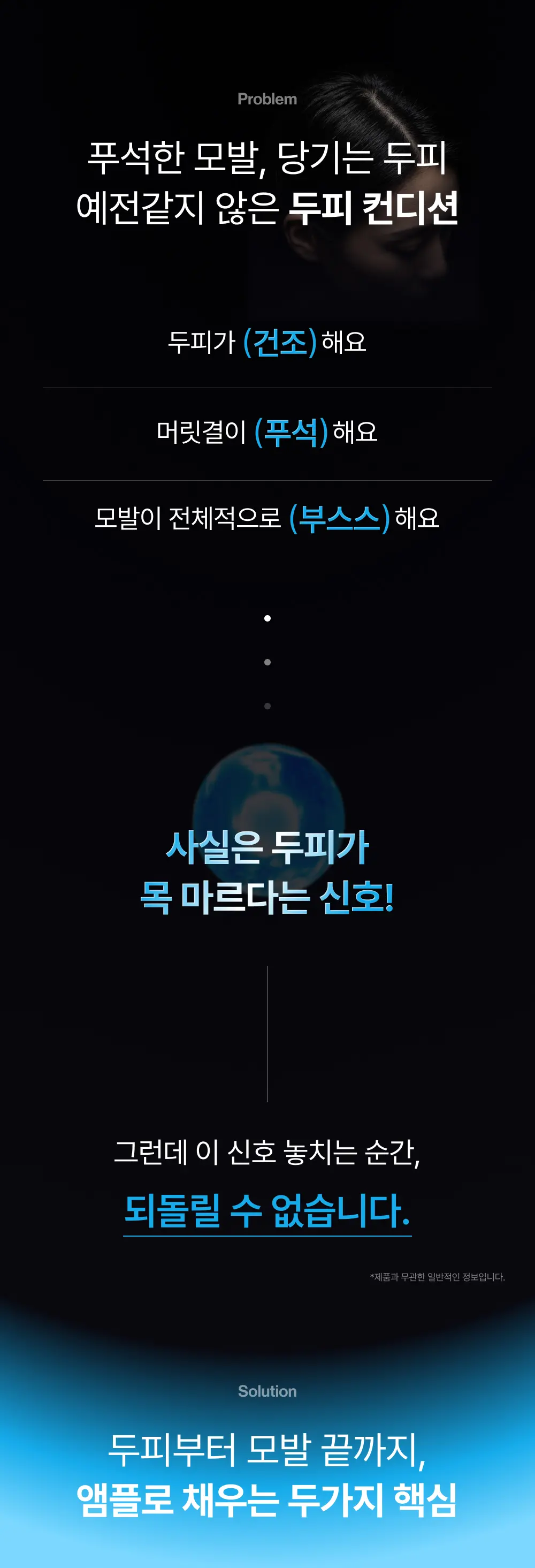그로우턴 블루 히알루론산 캡슐 브러쉬 앰플 100ml 1개 Detail
