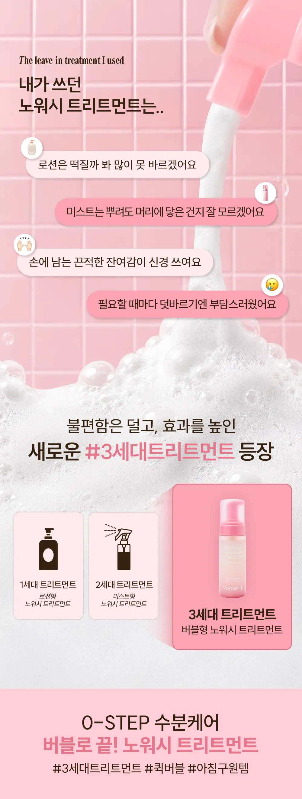 노워시 버블 트리트먼트 145ml Detail