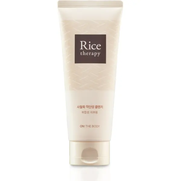 ON:THE BODY Rice Therapy Perennial Mugwort Low pH Foam Cleanser 150g