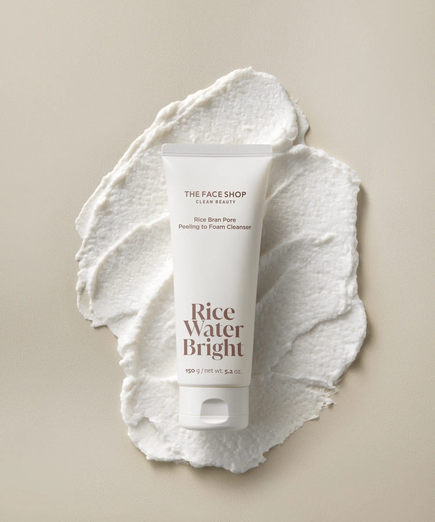 THE FACE SHOP MIGAMSU Bright Rice Bran Pore Peeling to Foam 150g