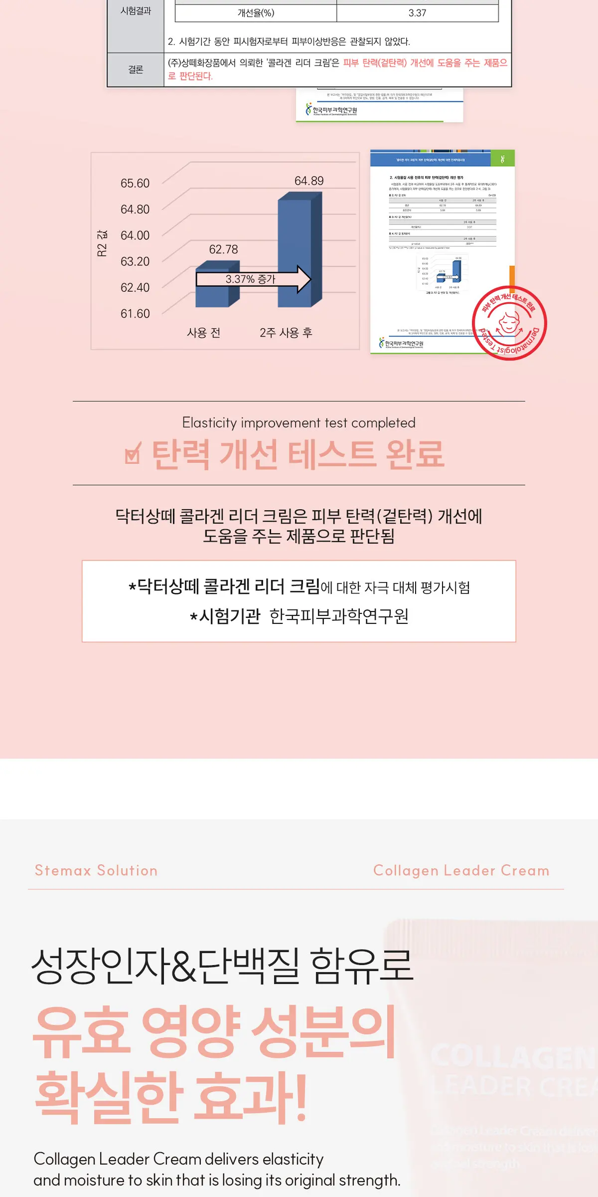 콜라겐 리더 크림 150g Detail